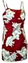 Misses White Hibiscus Hawaiian Sun Dress