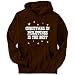 Christmas In Philippines Is The Best Countries Mens Hoodie (Brown, Size X-Small)