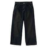 Boys' Wrangler® Dark Wash Loose Fit Carpenter Jeans