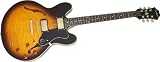 Epiphone Dot Deluxe Flametop Semi-Hollowbody Electric Guitar, Vintage Sunburst