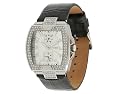 GUESS Black Leather Strap Watch