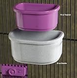 Crock Loc Bird Feeding Bowl, Tropical Colors