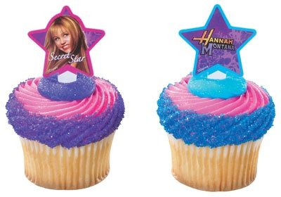 Hannah Montana Party Secret Star Cupcake Pics 12 Pack