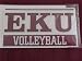 Eastern Kentucky Colonels Eku Volleyball Decal