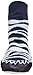 Mocc Ons Baby Toddler Slipper Socks 18-24m Blue Zebra Stripes