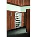 Wine Cellar with Adjustable Thermostat in Black