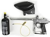 Spyder Electra 09 Starter B Paintball Gun Kit - Titanium