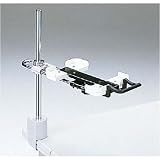 プラス 電話機台 新型クランプタイプ 受皿サイズ可変(皿面高さ：110～400mm) TE-132JLの画像