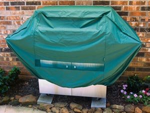 BBQ Grill Covers : 80 x 35 x 45 Green