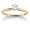 14k Yellow Gold Round Solitaire Diamond Engagement Ring (1/4 ct, H-I Color, SI2-I1 Clarity), Size 5
