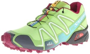 Salomon Women's Speedcross 3 W Trail Running Shoe,Firefly Green/Green Bean/Mystic Purple,11 M US