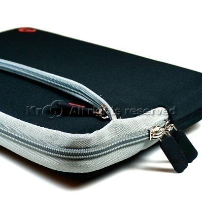 Kroo Stygian Neoprene Sleeve for Dell Inspiron iM1012-687OBK 10.1-Inch Netbook
