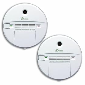 Kidde KN-COB-B Battery-Operated Basic Carbon Monoxide Alarm with Electrochemical Sensor, Twin Pack