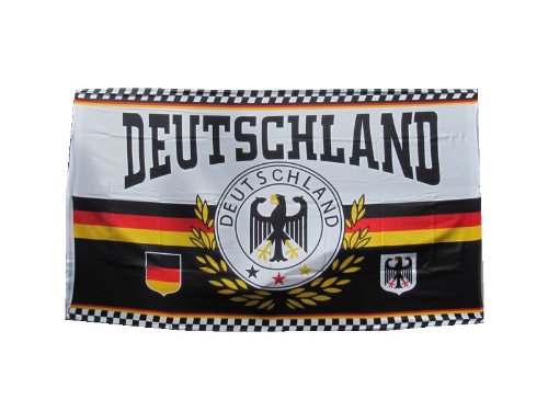 Deutschland Fahne Lorbeer 150 x 250 cm inkl. Trendshop Bonus