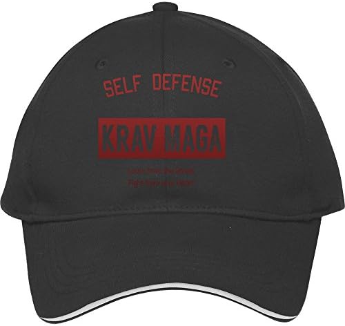 Male/female Casual Self Defense Krav Maga - Learn From - Red Baseball Hat Adjustable Snapback Sport Cap Cottonblack Frankiewarren