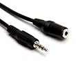 3.5mm Stereo Headphone Audio Male to Female Extension Cable - 12 Feet