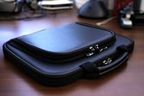 CaseCrown Sony DVP-FX820 8-Inch Portable DVD Player Premium Memory Foam Pouch Case with Front Pocket