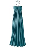 Draped halter dress by 