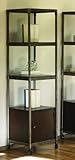 Hammary Furniture Structure Etagere with Casters