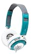 iFrogz EP-NP-1120 EarPollution Nerve Pipe Headphones - Swirl (Teal/Chrome)