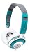 iFrogz EP-NP-1120 EarPollution Nerve Pipe Headphones - Swirl (Teal/Chrome)