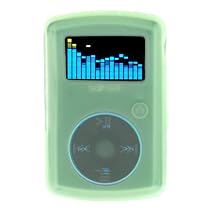 Durable Flexible Soft Light Green Silicone Skin Case For SanDisk Sansa Clip