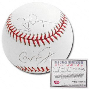 Cal Ripken Jr. and Tony Gwynn Autographed MLB Baseball