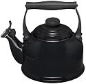 Le Creuset Traditional Kettle with Whistle, Black, 2.1 Litre