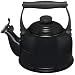 Le Creuset Traditional Kettle with Whistle, Black, 2.1 Litre