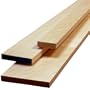 Nucasa M1/2X3-8 S4S .5 by 3 Flat Stock Lumber, Unfinished Maple, .4375-Inch by 2.5-Inch by 96-Inch, 4-Pack