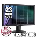 ViewSonic VA2323wm 23" Wide 16:9 1080p Digital LCD Monitor with speakers