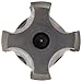 Union Butterfield 1700(M) High-Speed Steel Hand Tap, Uncoated (Bright) Finish, Round Shank with Square End, Bottoming Chamfer, M5-0.80 Thread Size