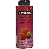 Lyons Designer Dessert Sauce, Strawberry, 16 Ounce Bottle
