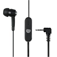 Single Handsfree Earbud Headset for Phones with a 2.5mm Jack Including Audiovox: 180, Casio: C741 (Brigade), Cricket: A100, A200 (Captr), A300 (Msgm8), Ez: J88b, Huawei: M228, M750, Kyocera: E1000, K312, K323, K612, Kx5, M1400 (Laylo), M2000 (X-tc),