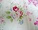 2 Piece Twin Quilt & Sham Set Shabby Patchwork Vintage Pink Rose Chic
