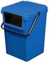 MINIMAX 50 litri - Contenitore per la raccolta differenziata con manico (Blu)