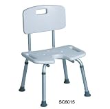 U-shape Bath Bench with Backrest