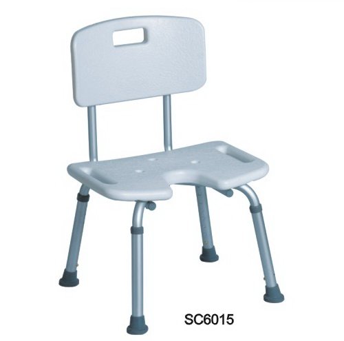 U-shape Bath Bench with Backrest On Sale