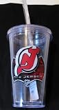 New Jersey Devils Double Wall Tumbler with Straw