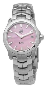 Tag Heuer Link Pink Mother-of-Pearl Ladies Watch WJF1412.BA0585