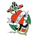 Ed Hardy Love Anchor Temporary Tattoo