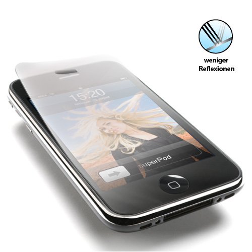 Screengards - Display Schutz-Folie für Apple iPhone 3G / 3GS (9er-Set: ultra-clear, matt und verspiegelt)
