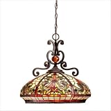 Antiques Roadshow Boehme Series Hanging Tiffany Pendant Lamp