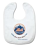 MLB New York Mets White Snap Bib with Team Logo