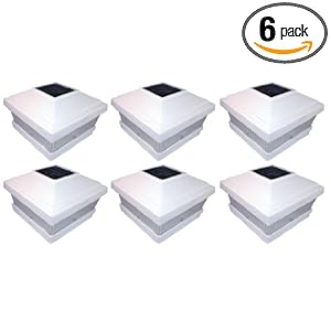 Tricod Pl245 Plastic White Square Post Fence Mount