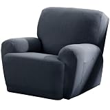 Maytex Stretch Twill 4-Piece Recliner Cover, Denim