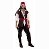 Caribbean Pirate Men's Fancy Dress Costume One Size