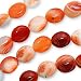 Orange Botswana Agate 10X14mm Oval Beads /15.5 Inch Strand