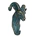 HERNGEE Sheep Head Single Wall Hook/Hanger Animal Shaped Coat Hat Hook Heavy Duty, Rustic, Decorative Gift, Rustic Bronze Color