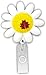 Daisy 3D Rubber Retractable Badge Holder